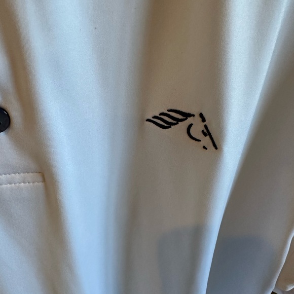 FootJoy White golf shirt.  Size L - Picture 2 of 3
